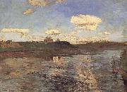 Levitan, Isaak The lake sketch to the of the same name picture oil on canvas